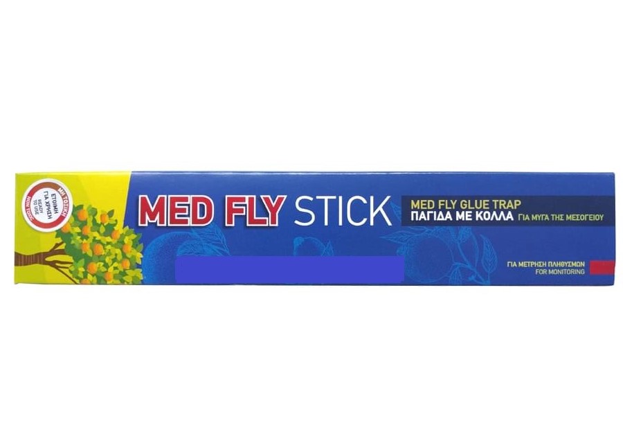 Med Fly Stick Παγίδα για Μύγες με Κολλητική Επιφάνεια Med Fly Stick Παγίδα για Μύγες με Κολλητική Επιφάνεια | Αντιμετώπιση Εντόμων-Τρωκτικών>Συσκευές Παγίδευσης - Supergarden.gr