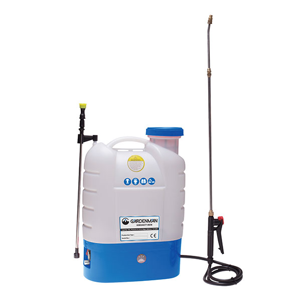 ΨΕΚΑΣΤΗΡΑΣ ΜΠΑΤΑΡΙΑΣ GARDENMAN KM040718DE - 18L "επινώτιος-Li-ion" ΨΕΚΑΣΤΗΡΑΣ ΜΠΑΤΑΡΙΑΣ GARDENMAN KM040718DE - 18L "επινώτιος-Li-ion" | Μηχανήματα μπαταρίας>Ψεκαστήρες μπαταρίας - Supergarden.gr