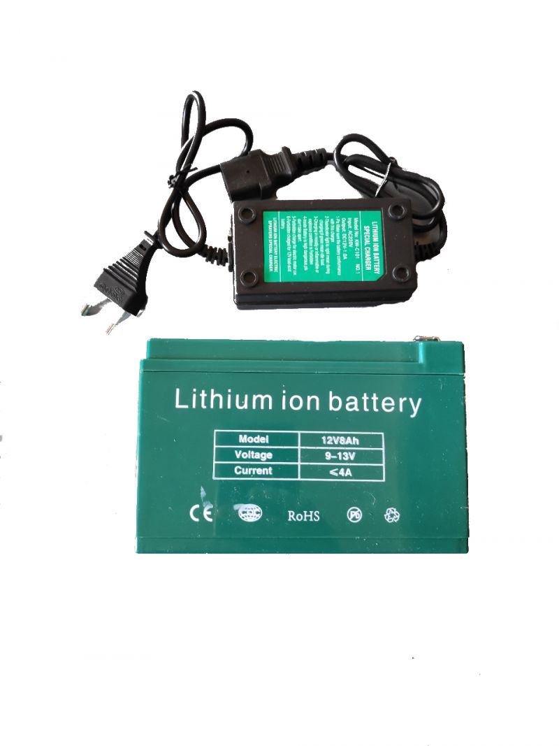 ΣΕΤ ΜΠΑΤΑΡΙΑ ΛΙΘΙΟΥ & ΦΟΡΤΙΣΤΗΣ 12V 8AH ΓΙΑ ΨΕΚΑΣΤΗΡΕΣ ΜΠΑΤΑΡΙΑΣ ΣΕΤ ΜΠΑΤΑΡΙΑ ΛΙΘΙΟΥ & ΦΟΡΤΙΣΤΗΣ 12V 8AH ΓΙΑ ΨΕΚΑΣΤΗΡΕΣ ΜΠΑΤΑΡΙΑΣ | Εξοπλισμός Κήπου>Ψεκαστήρες - Supergarden.gr