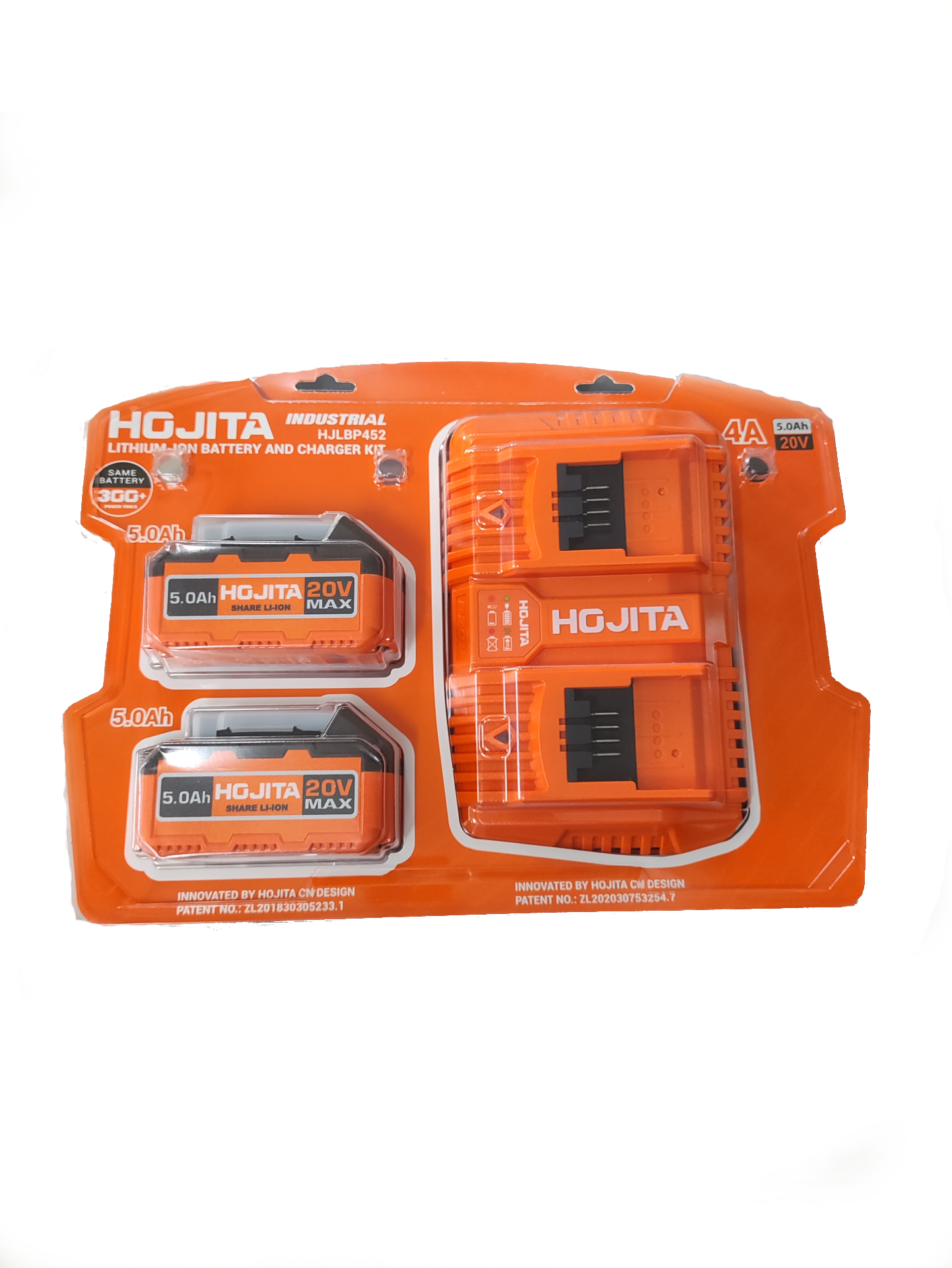 ΣΕΤ ΜΠΑΤΑΡΙΑΣ HOJITA 2Χ5Ah 20V & ΔΙΠΛΟΣ ΦΟΡΤΙΣΤΗΣ 4A St ΣΕΤ ΜΠΑΤΑΡΙΑΣ HOJITA 2Χ5Ah 20V & ΔΙΠΛΟΣ ΦΟΡΤΙΣΤΗΣ 4A St | Μηχανήματα μπαταρίας>Μηχανήματα μπαταρίας Hojita - Supergarden.gr