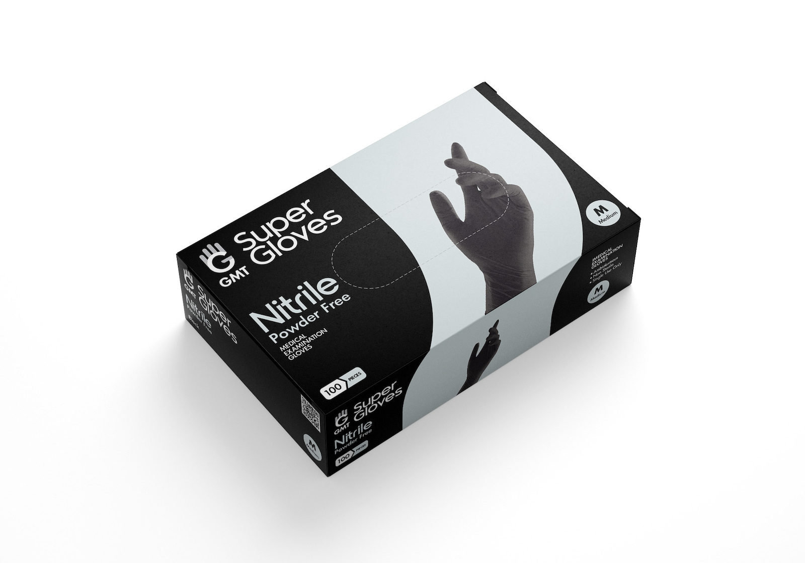 Γάντια Νιτριλίου GMT Super Gloves μαύρα χωρίς πούδρα 100τεμ | Είδη Ατομικής Προστασίας>Γάντια Εργασίας - Supergarden.gr