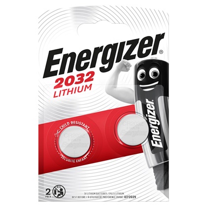 ΜΠΑΤΑΡΙΕΣ ΛΙΘΙΟΥ ENERGIZER CR2032 2τεμ. ΜΠΑΤΑΡΙΕΣ ΛΙΘΙΟΥ ENERGIZER CR2032 2τεμ. | Οικιακά προϊόντα>Μπαταρίες Energizer - Supergarden.gr