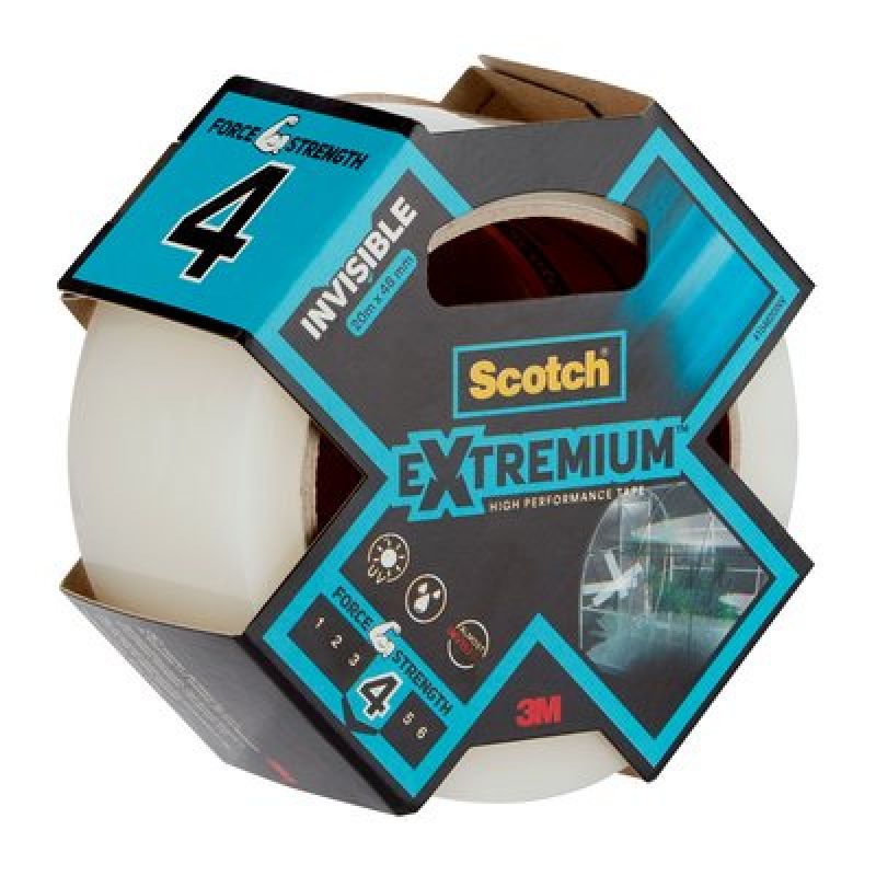 Ταινία Scotch® Extremium™ Invisible Υψηλής απόδοσης 20 m x 48 mm Ταινία Scotch® Extremium™ Invisible Υψηλής απόδοσης 20 m x 48 mm | Οικιακά προϊόντα>Καταναλωτικά προϊόντα 3M - Supergarden.gr