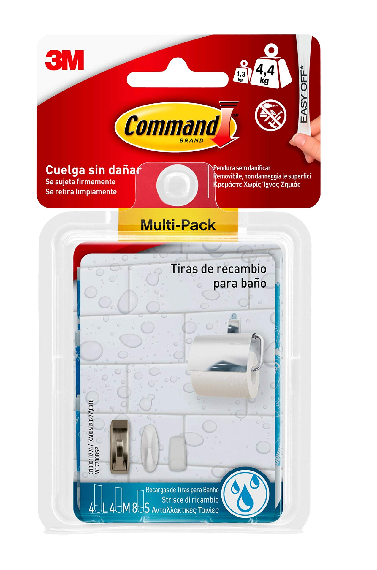 ΤΑΙΝΙΕΣ ΜΠΑΝΙΟΥ ΑΔΙΑΒΡΟΧΕΣ 3M COMMAND W17200 8τεμ. μικρού+4τεμ. μεσαίου+4τεμ.μεγάλου μεγέθους ΤΑΙΝΙΕΣ ΜΠΑΝΙΟΥ ΑΔΙΑΒΡΟΧΕΣ 3M COMMAND W17200 8τεμ. μικρού+4τεμ. μεσαίου+4τεμ.μεγάλου μεγέθους | Οικιακά προϊόντα>3M COMMAND - Supergarden.gr