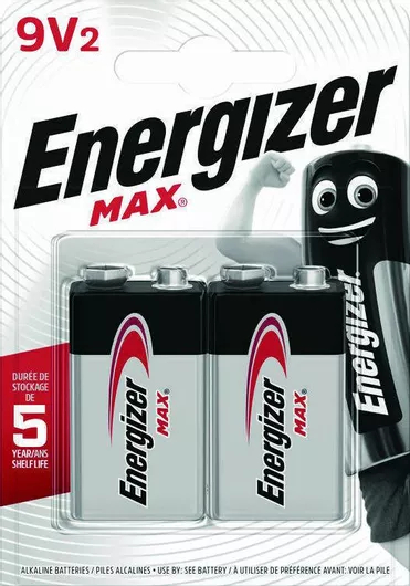 ΜΠΑΤΑΡΙA ΑΛΚΑΛΙΚH ENERGIZER 9V 2τεμ ΜΠΑΤΑΡΙA ΑΛΚΑΛΙΚH ENERGIZER 9V 2τεμ | Οικιακά προϊόντα>Μπαταρίες Energizer - Supergarden.gr