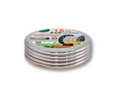 Λάστιχο CLABER 9057 Silver Elegant plus 5/8'' 15m 10-24bar | Αυτόματο Πότισμα>Λάστιχα Κήπου - Supergarden.gr