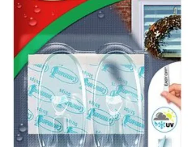 Γαντζάκι Clear Command 3M Διαφανές Εξωτερικού Χώρου