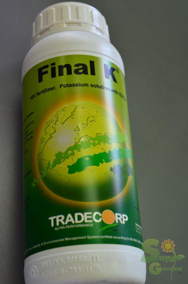 FINAL K 1L FINAL K 1L | Μικροσυσκευασίες Λιπασμάτων>Υγρά & Διαφυλλικά λιπάσματα - Supergarden.gr