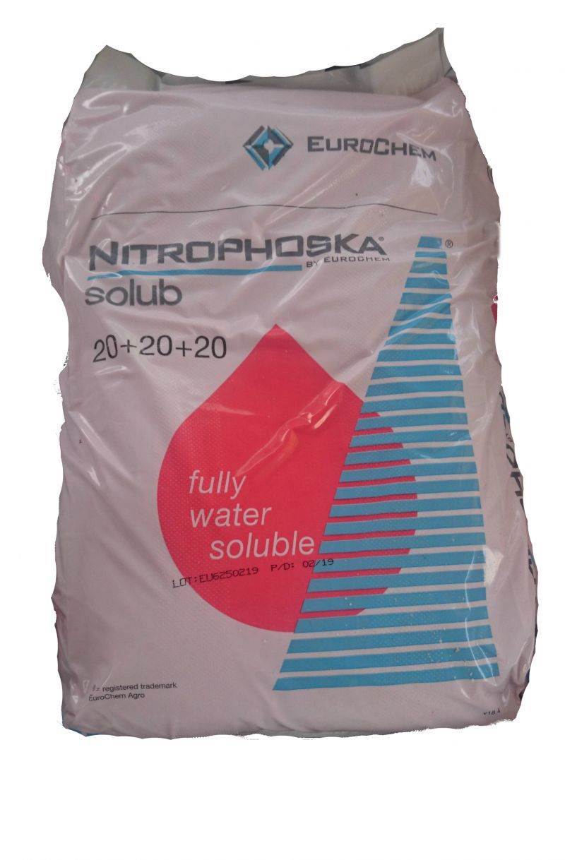 NITROPHOSKA SOLUB 20-20-20 25Kg NITROPHOSKA SOLUB 20-20-20 25Kg | Μικροσυσκευασίες Λιπασμάτων>Υγρά & Διαφυλλικά λιπάσματα - Supergarden.gr