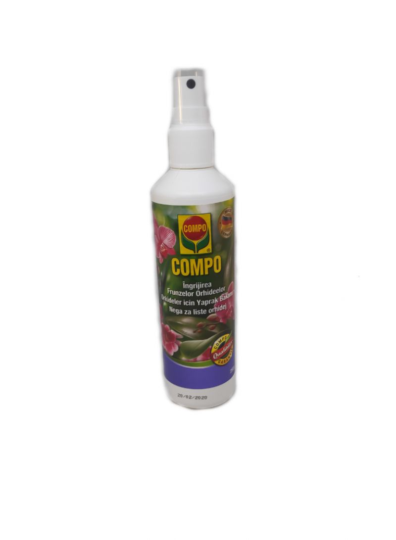 COMPO ΥΓΡΟ SPRAY ΓΙΑ ΦΥΛΛΑ ΟΡΧΙΔΕΑΣ 250ml COMPO ΥΓΡΟ SPRAY ΓΙΑ ΦΥΛΛΑ ΟΡΧΙΔΕΑΣ 250ml | Μικροσυσκευασίες Λιπασμάτων>Υγρά & Διαφυλλικά λιπάσματα - Supergarden.gr