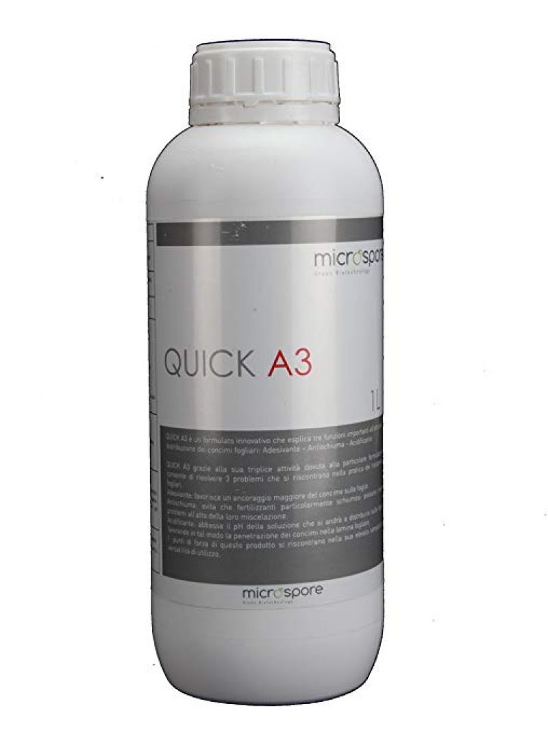 QUICK A3 MICROSPORE 1L ΠΡΟΣΚΟΛΛΗΤΙΚΟ-ΑΝΤΙΑΦΡΙΣΤΙΚΟ ΓΙΑ ΨΕΚΑΣΜΟΥΣ ΦΥΛΛΩΜΑΤΟΣ QUICK A3 MICROSPORE 1L ΠΡΟΣΚΟΛΛΗΤΙΚΟ-ΑΝΤΙΑΦΡΙΣΤΙΚΟ ΓΙΑ ΨΕΚΑΣΜΟΥΣ ΦΥΛΛΩΜΑΤΟΣ | Μικροσυσκευασίες Λιπασμάτων>Υγρά & Διαφυλλικά λιπάσματα - Supergarden.gr