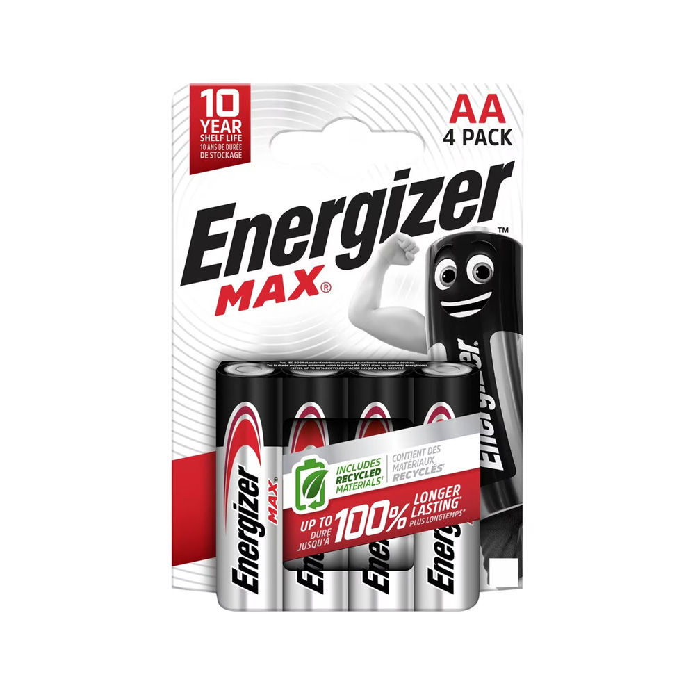 ΜΠΑΤΑΡΙΕΣ ΑΛΚΑΛΙΚΕΣ ENERGIZER ΑΑ 4τεμ ΜΠΑΤΑΡΙΕΣ ΑΛΚΑΛΙΚΕΣ ENERGIZER ΑΑ 4τεμ | Οικιακά προϊόντα>Μπαταρίες Energizer - Supergarden.gr