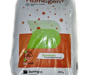 HUMOGEN SYMMETRY 12-12-12+2MgO+0.1Fe+0.1Zn+14%OBE 25Kg | Λιπάσματα κοκκώδη - Supergarden.gr